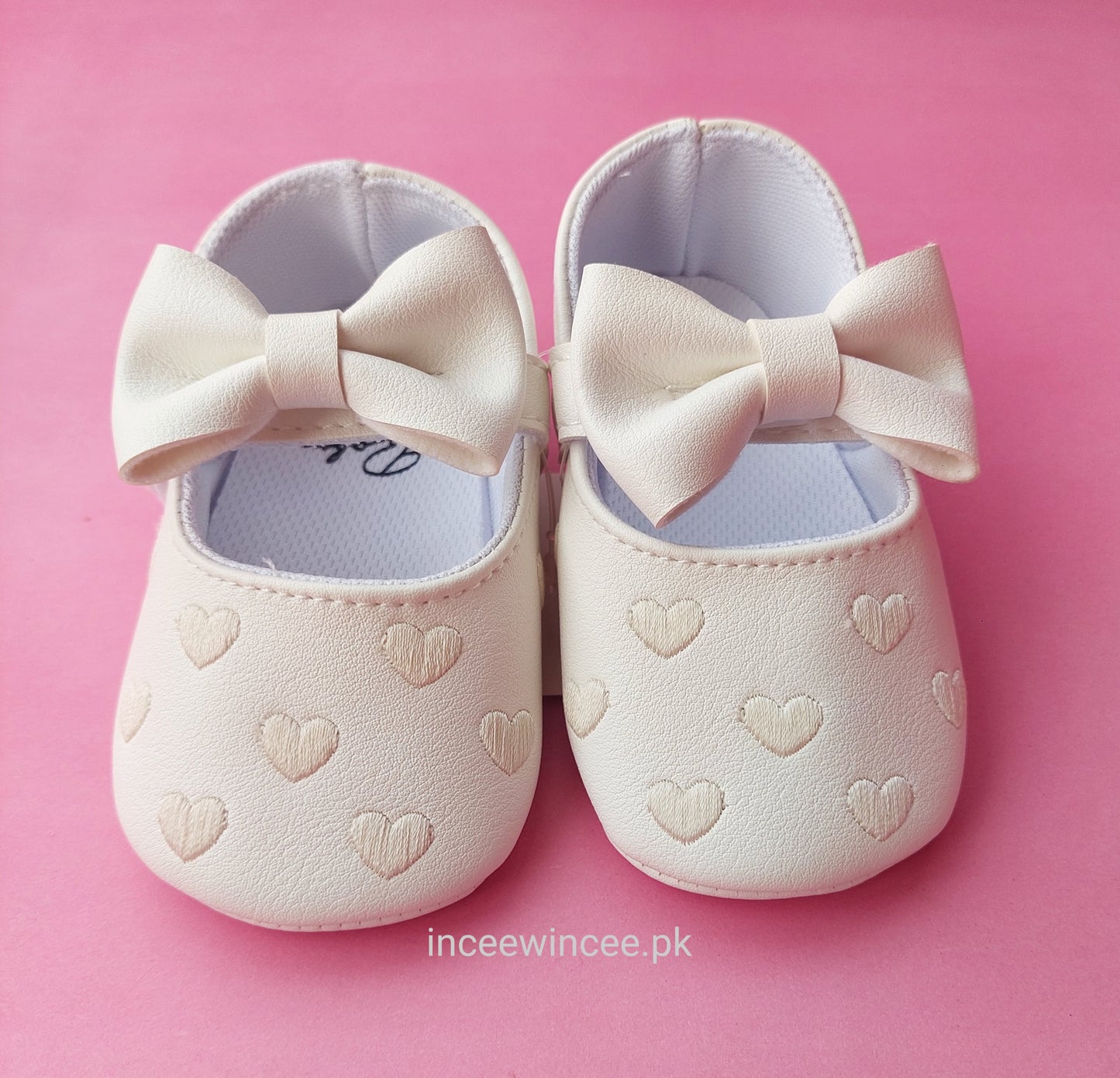 Sweetheart Bow Baby Shoes