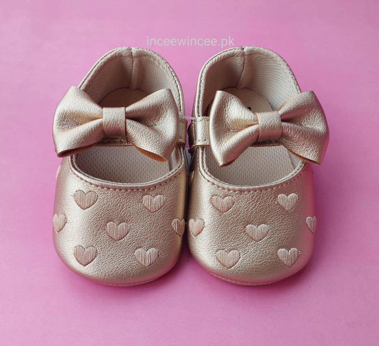 Sweetheart Bow Baby Shoes