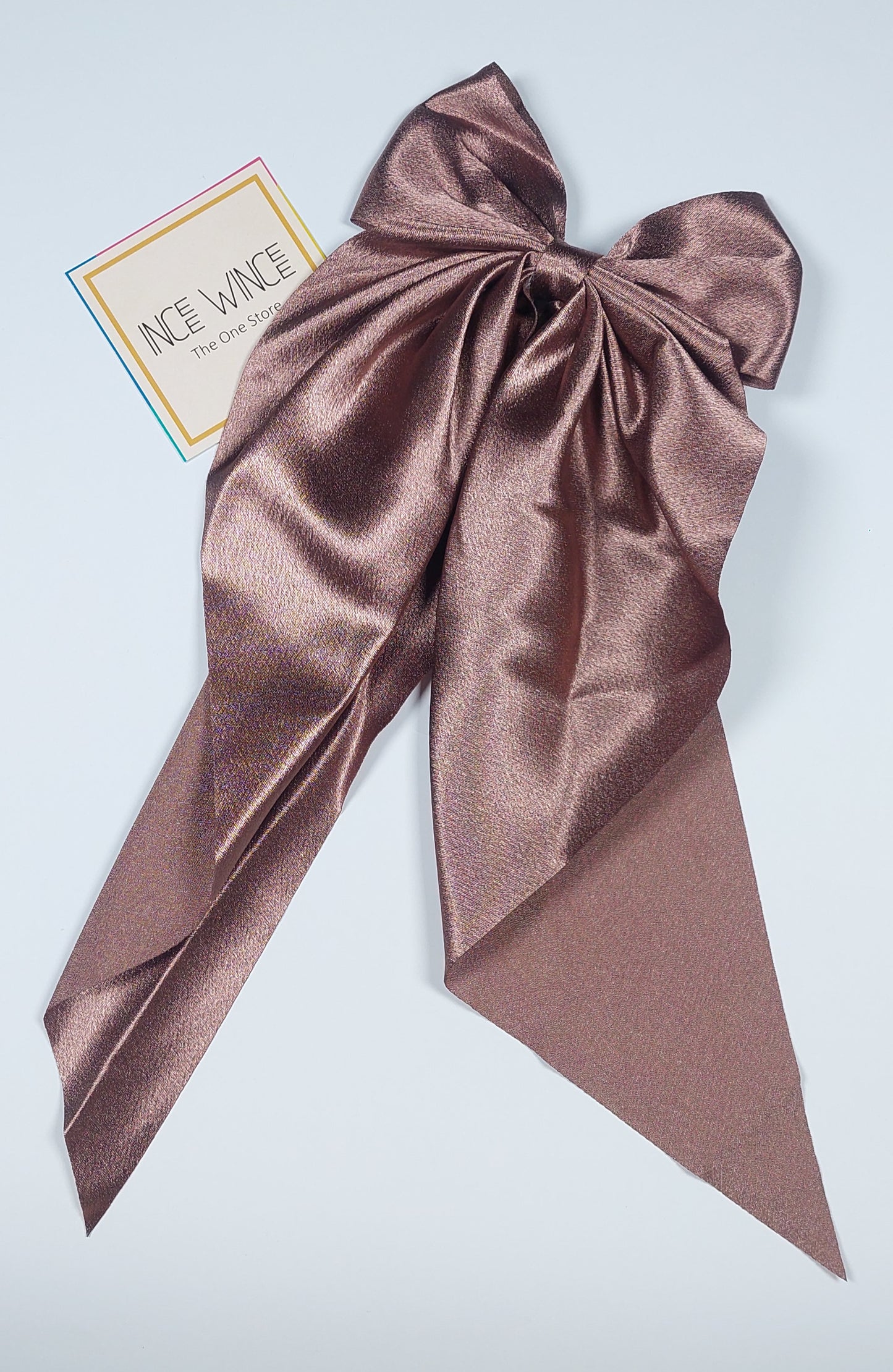 Luxe Silk Hanging Bow Clips