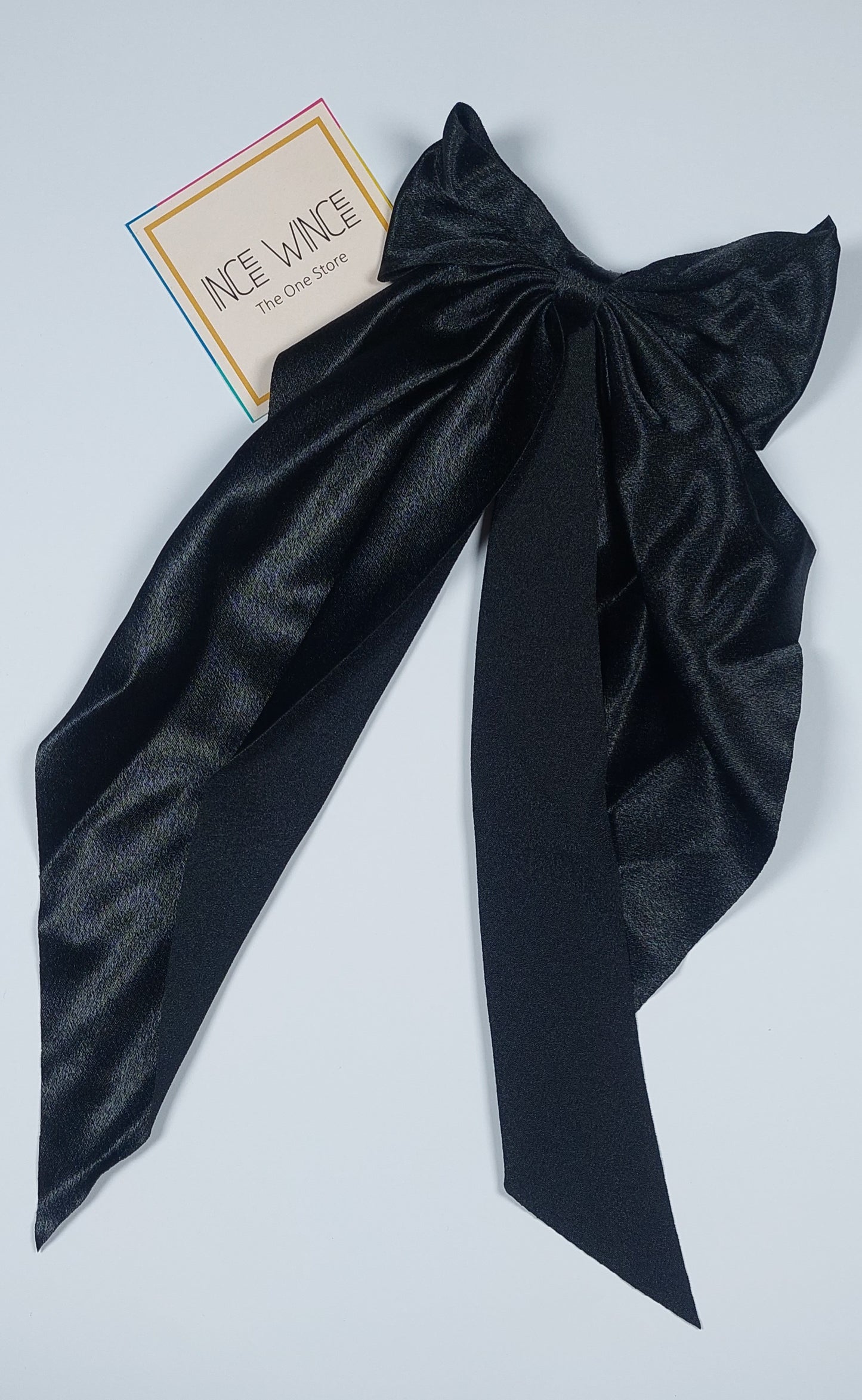 Luxe Silk Hanging Bow Clips