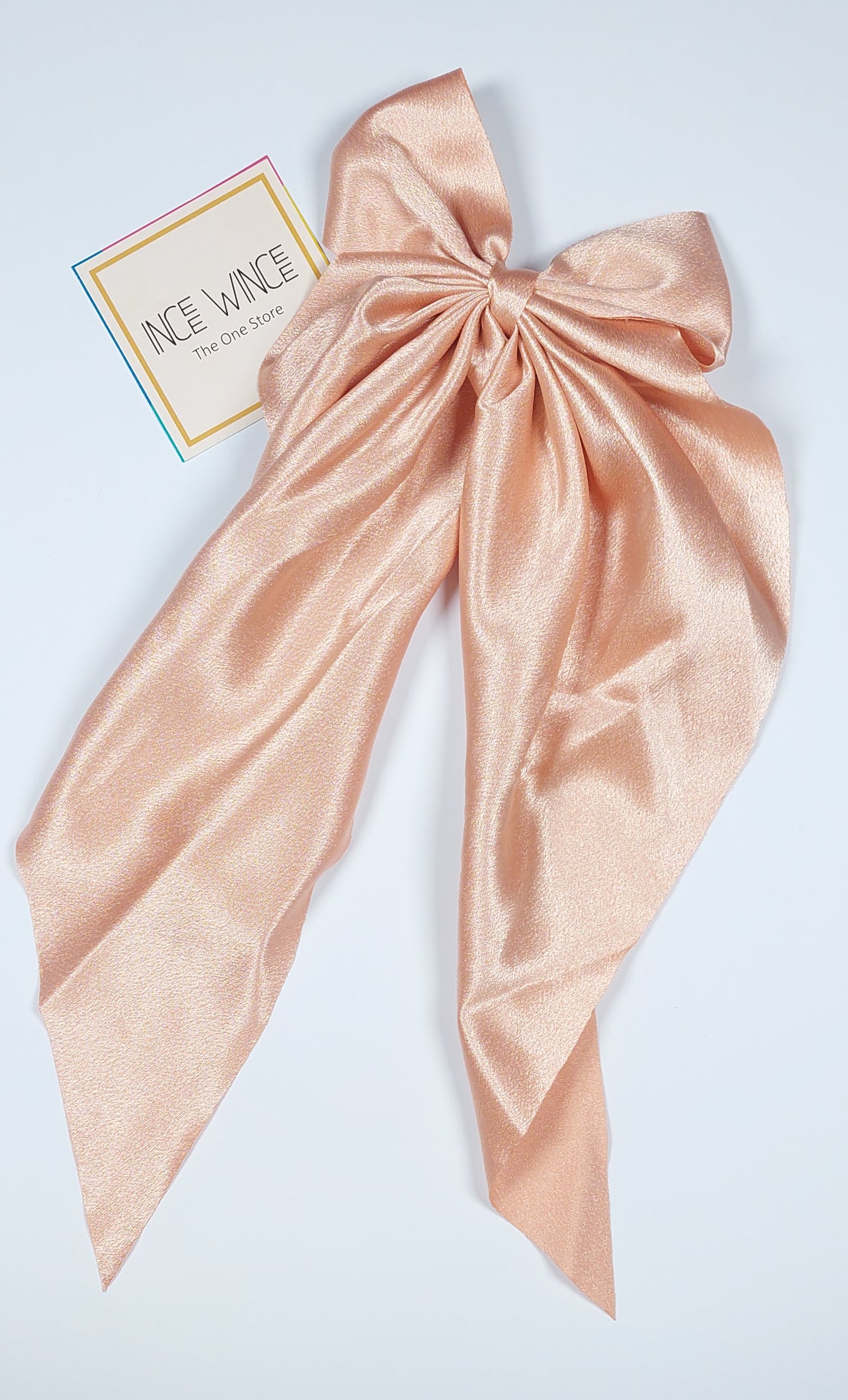 Luxe Silk Hanging Bow Clips