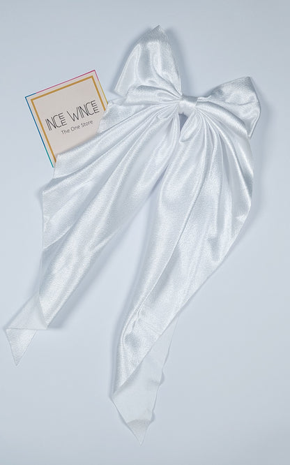 Luxe Silk Hanging Bow Clips