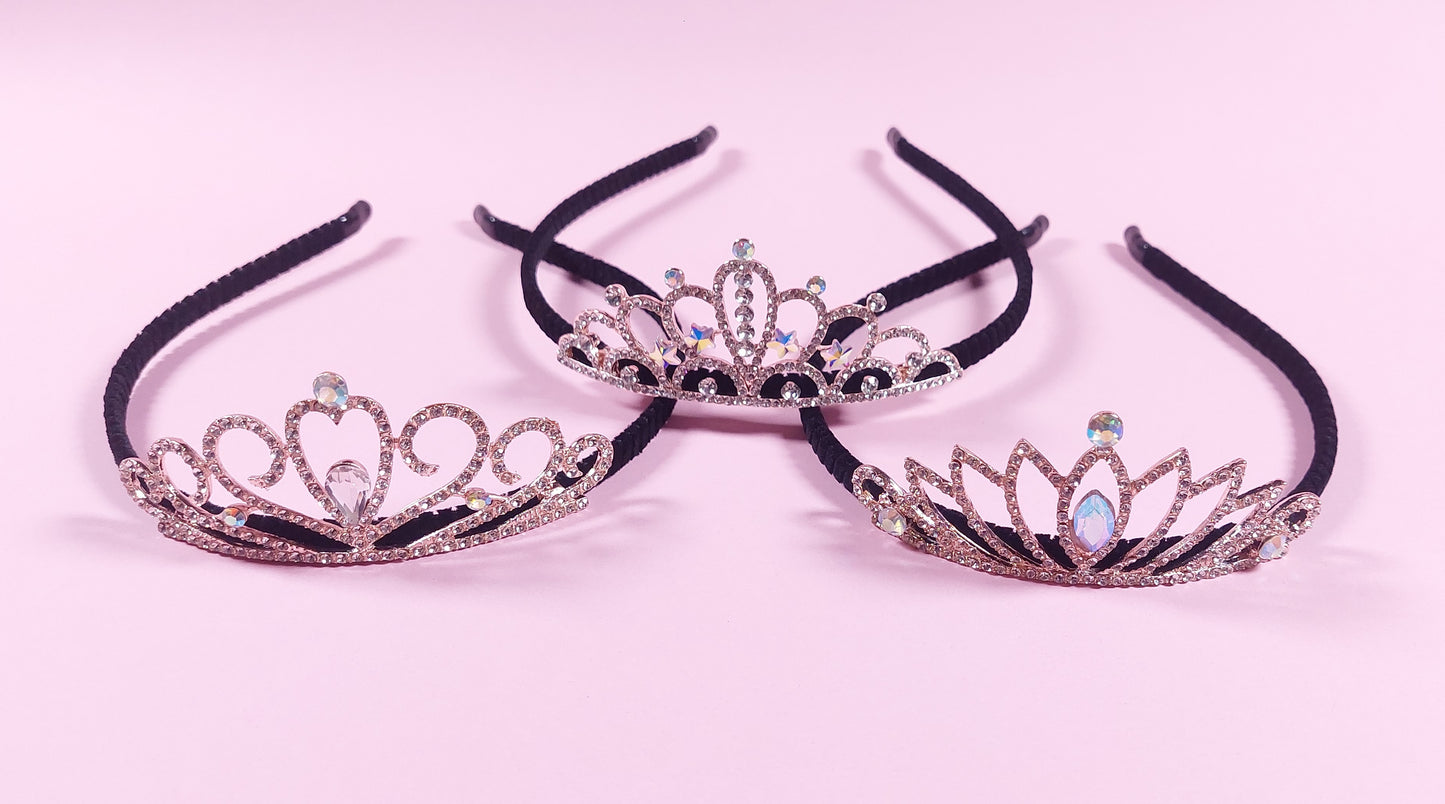 Royal Heart Crystal Tiara