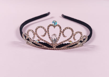 Royal Heart Crystal Tiara