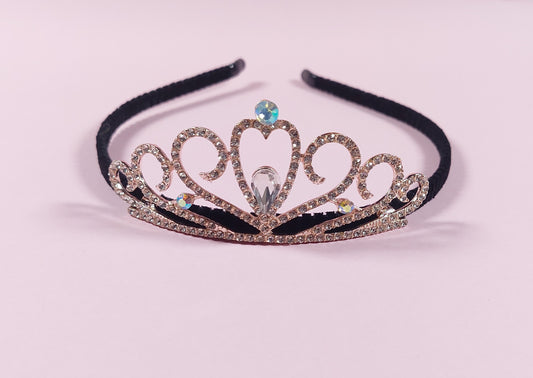 Royal Heart Crystal Tiara