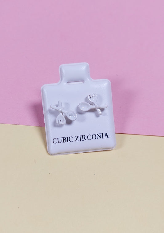 Spoon Pop Stud Earrings