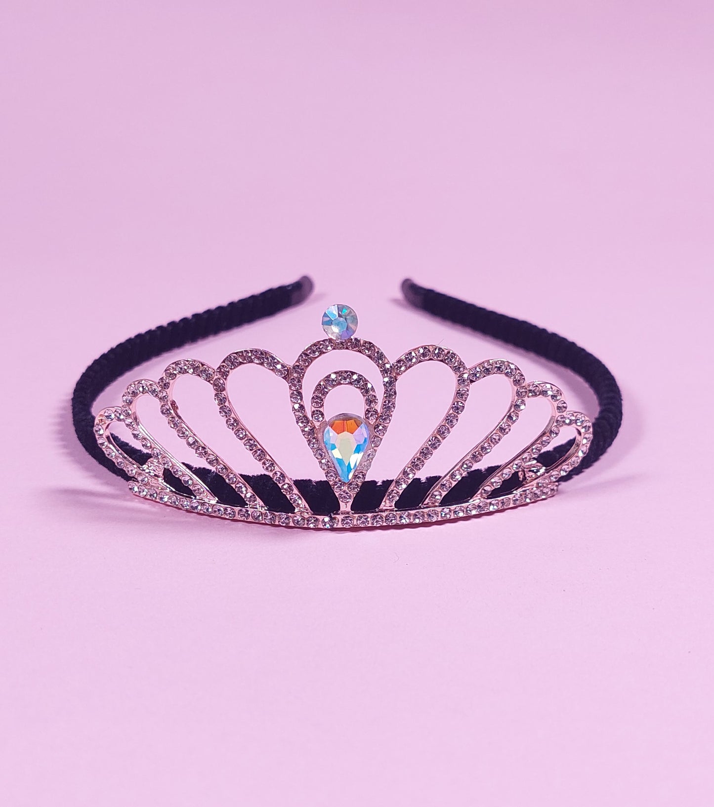 Celestial Glow Crystal Tiara