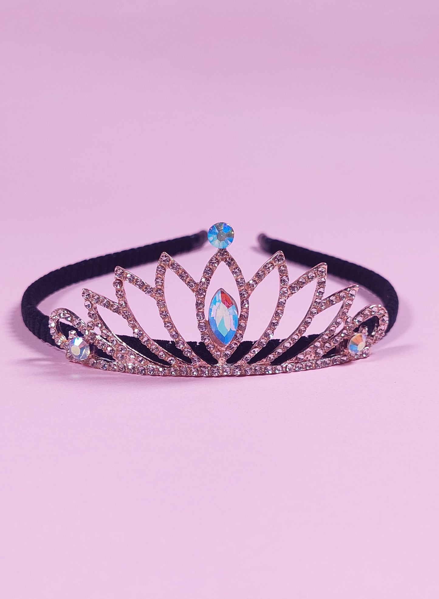 Royal Leaf Crystal Tiara