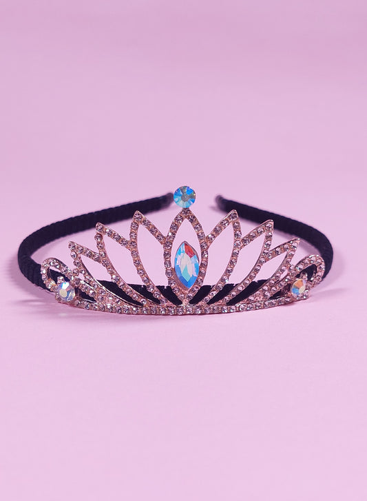 Royal Leaf Crystal Tiara