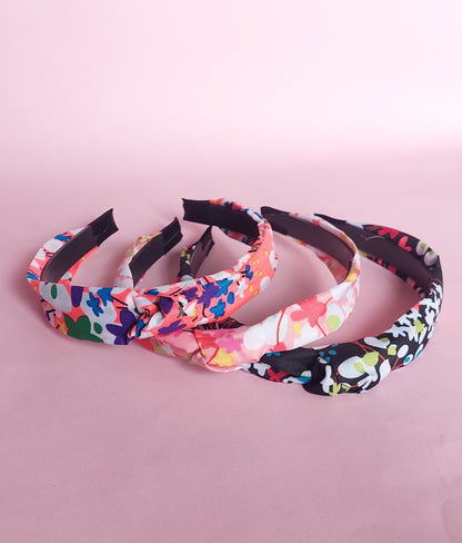 BloomPop Satin Twist Headbands
