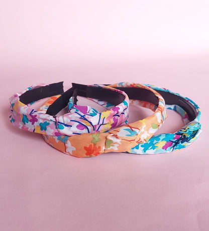 BloomPop Satin Twist Headbands