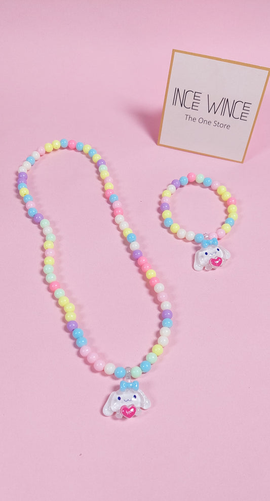 Kawai Beaded Set |  Necklace & Bracelet