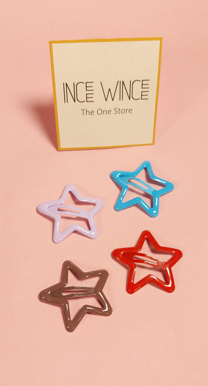 TwinkleStar Snap Clips – Set of 4