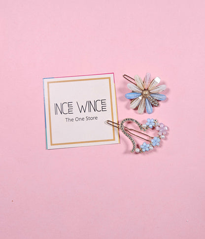 Blossom Shine Hair Clip Set