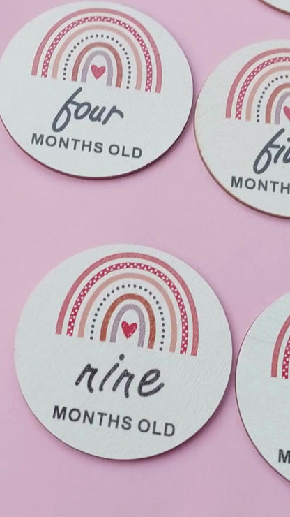 Baby Milestone Cards 14 Pcs
