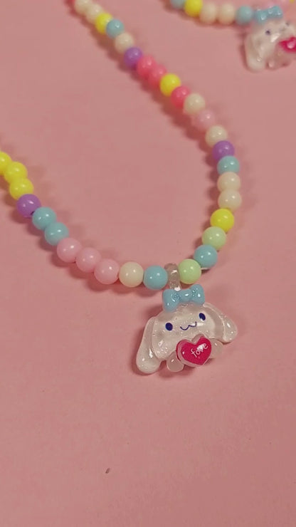 Kawai Beaded Set |  Necklace & Bracelet